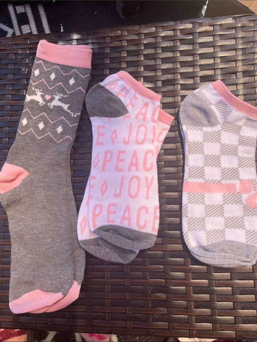 Christmas Socks, 3 pair